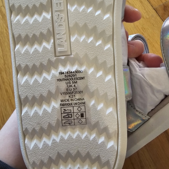 NWT Lands' End Girl Sandals - Picture 4 of 4